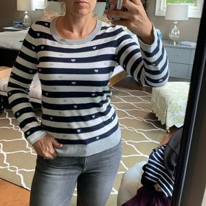 Hawthorn Stitchfix Sweater Stripe Hearts